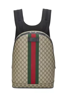 Gucci GG Supreme Monogram Medium Ophidia Day Backpack by What Goes Around Comes Around