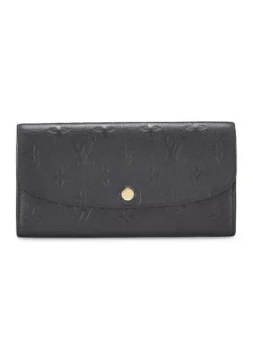 Louis Vuitton Empreinte Emilie Wallet Black Dune by What Goes Around Comes Around