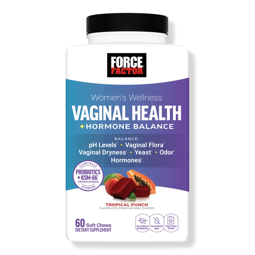 Wellness Vaginal Health + Hormone Balance Soft Chews - Tropical Punch by Force Factor