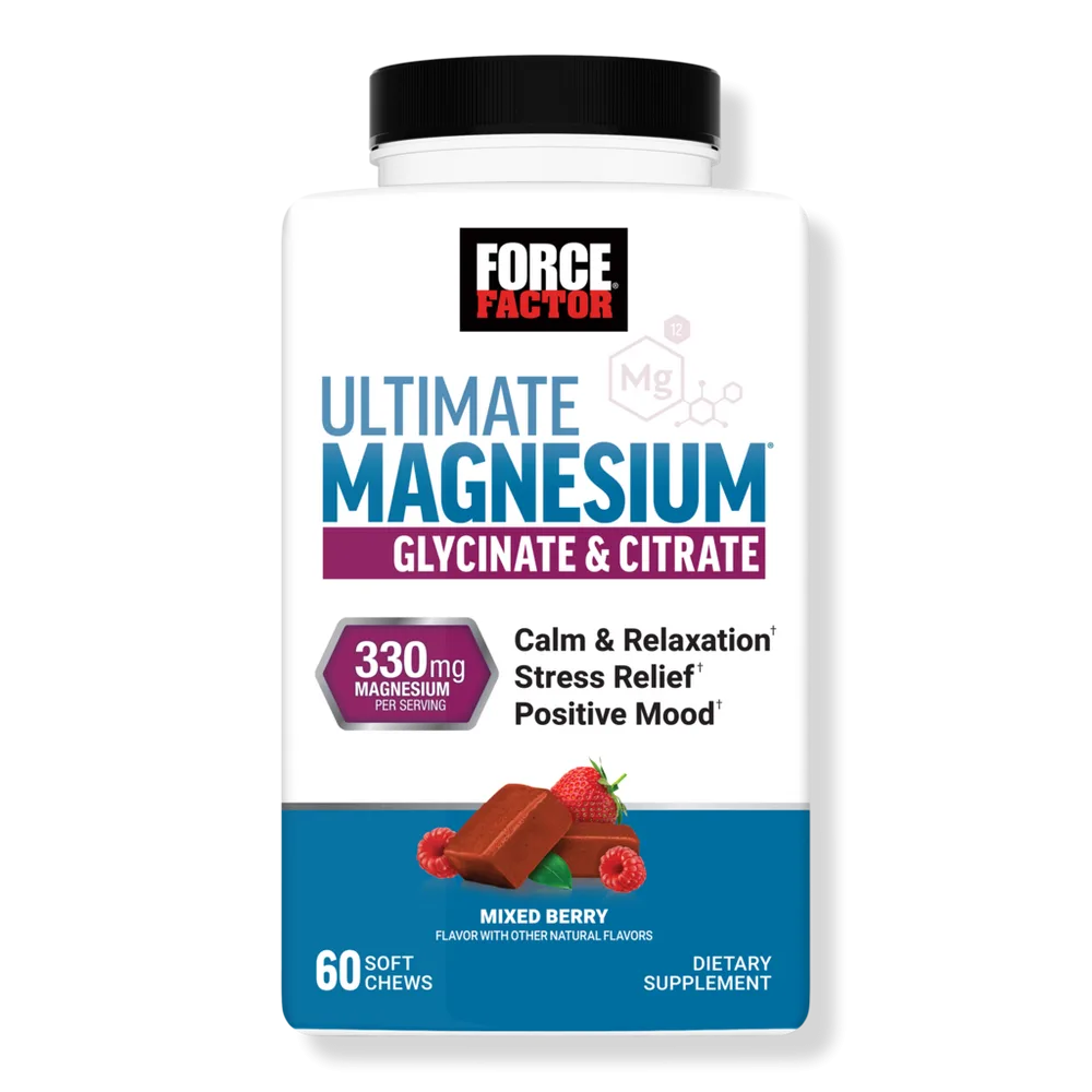 Ultimate Magnesium Soft Chews - Mixed Berry by Force Factor