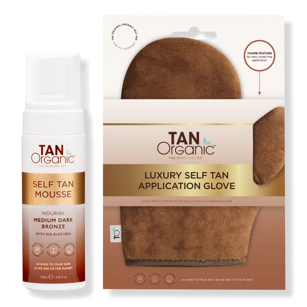Self Tan Mousse + Luxury Tanning Glove by Tanorganic