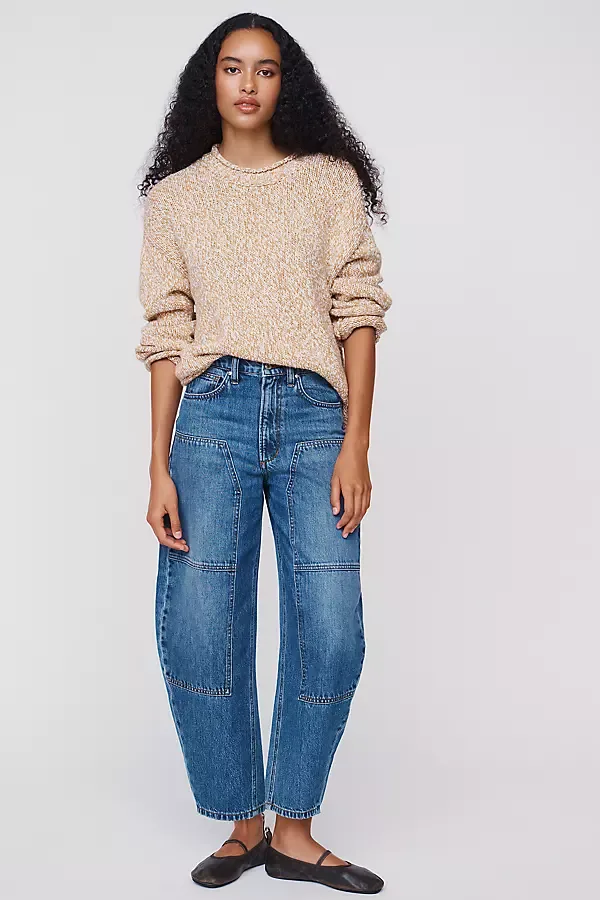 Billie Ankle High Rise Barrel Jeans by Joe's Jeans