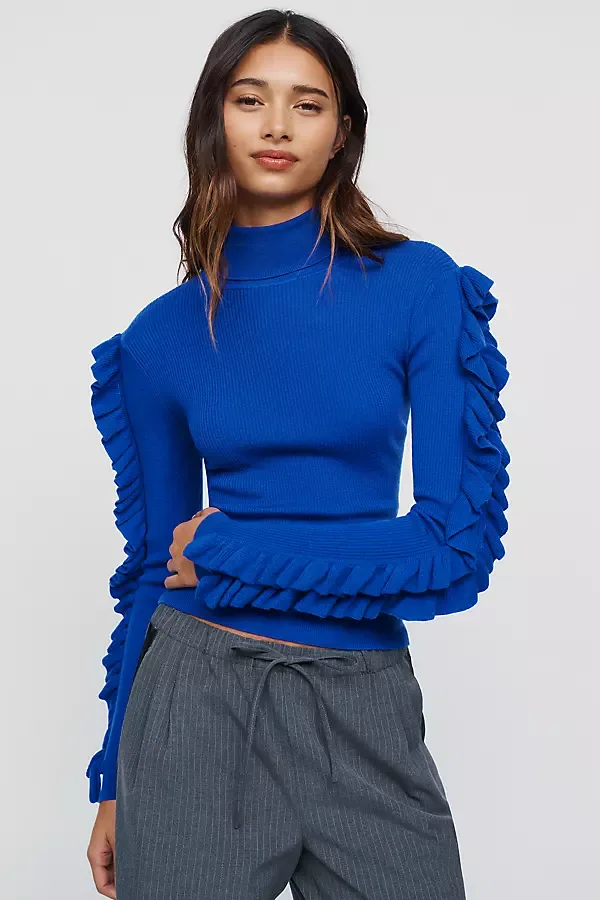 Kitty Wool Blend Turtleneck Sweater by Essentiel Antwerp