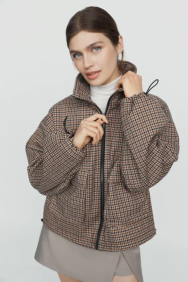 Ihesolu Funnel Neck Jacket by Ichi