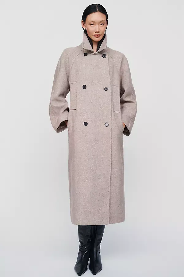 Henrietta Wool Blend Coat Jacket by ALIGNE