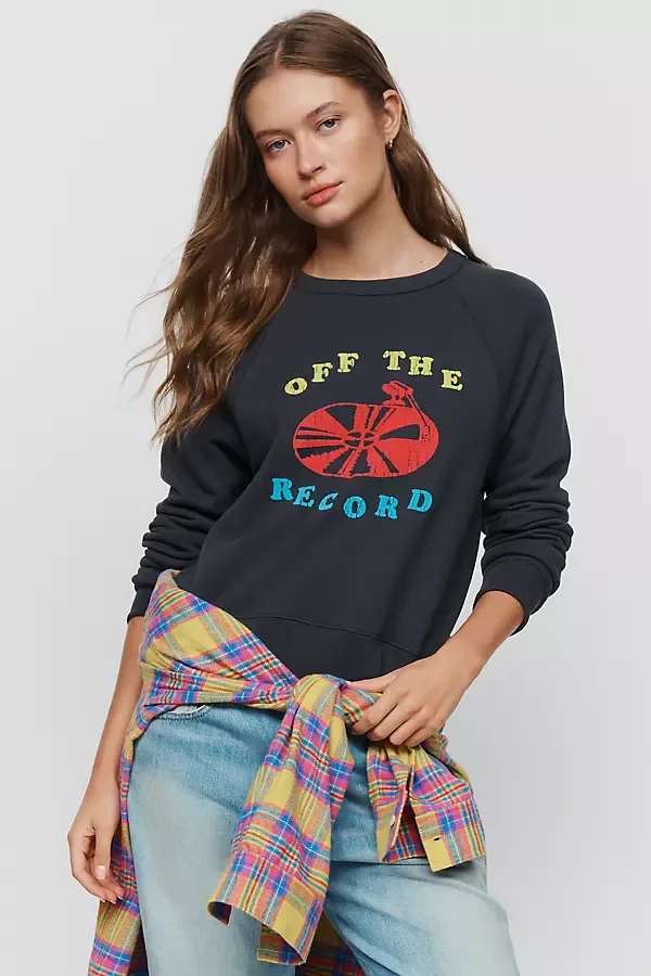Itty Concert 100% Cotton Graphic Sweatshirt by MOTHER