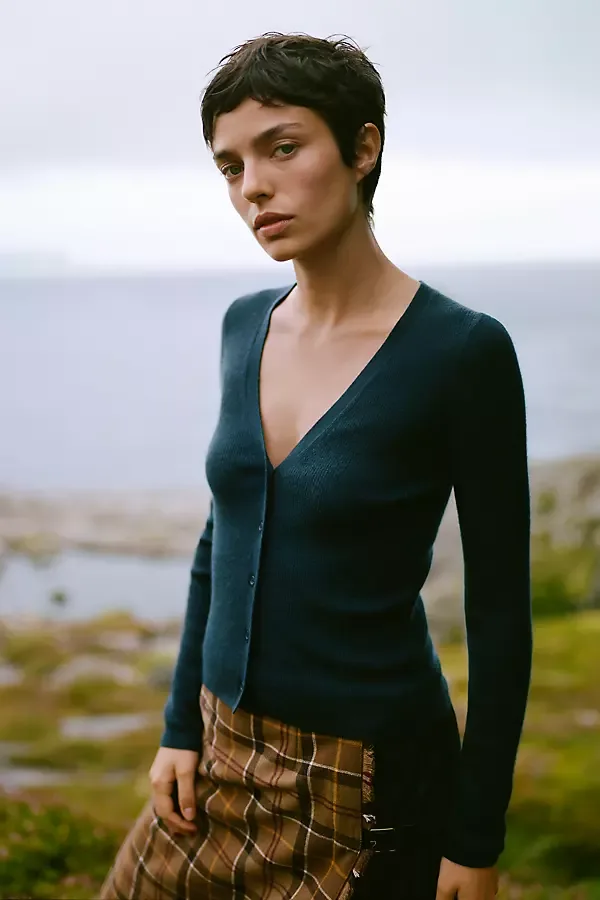 Markie 100% Cashmere Cardigan by Maeve