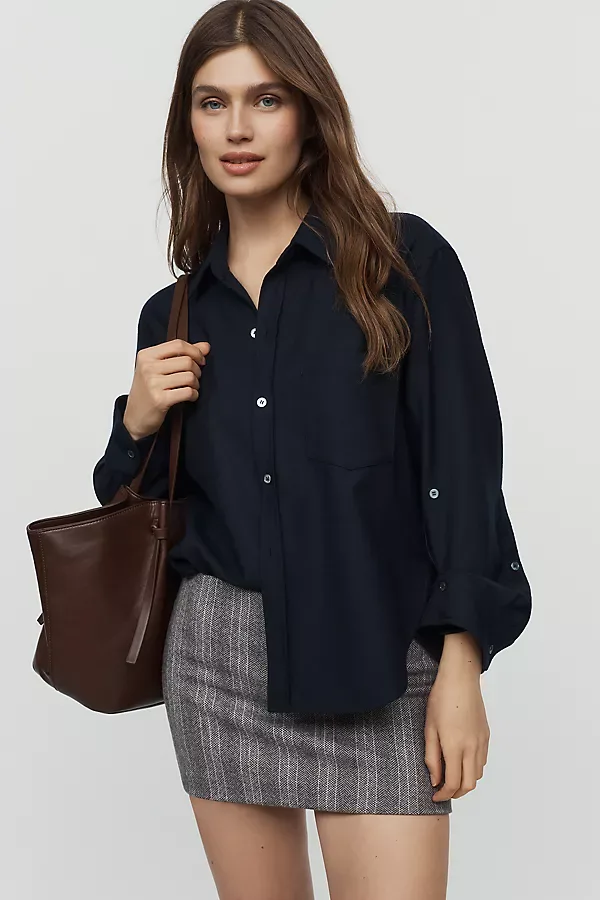 Kayla 100% Cotton Corduroy Shirt Top by Citizens of Humanity