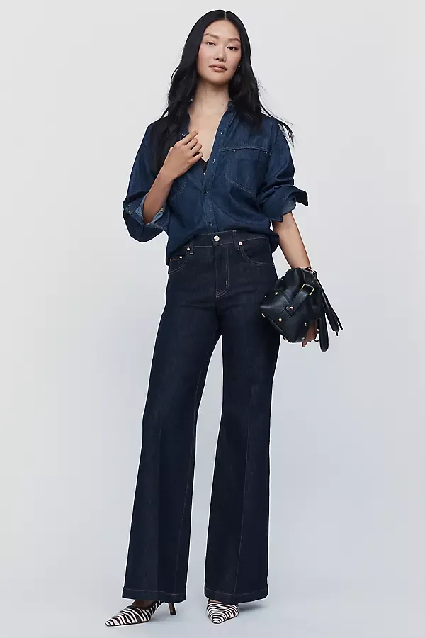 Carina High Rise Flare Jeans by Pistola