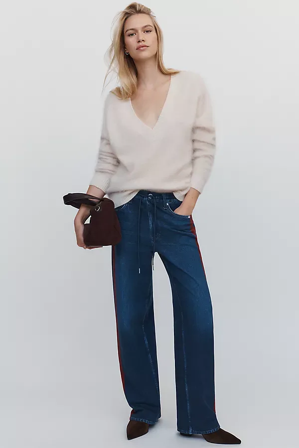 Miramar 100% Cotton Terry Drawstring Track Jeans by rag & bone