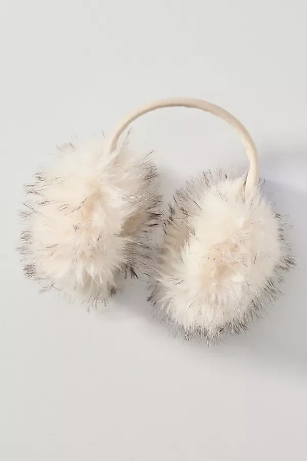 Velvet Faux Fur Earmuffs by Anthropologie