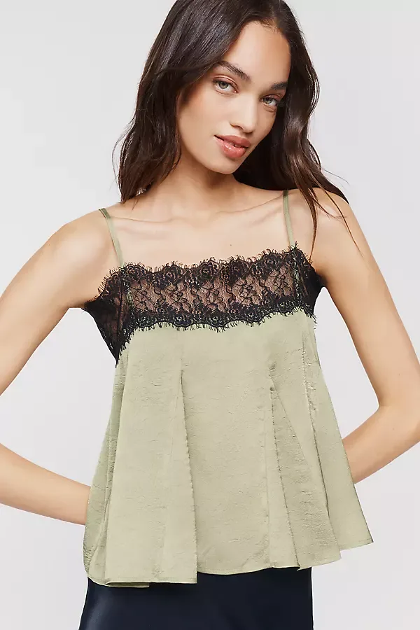Lace Trim Cami by LyreBird