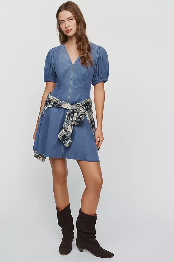 Calder Corduroy Mini Dress by Pilcro