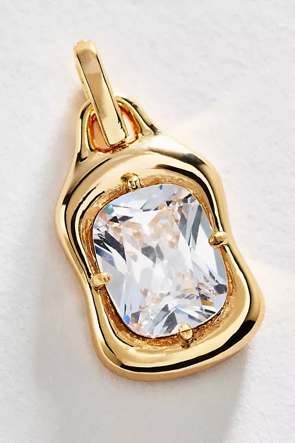 Rectangle Crystal Charm by Anthropologie