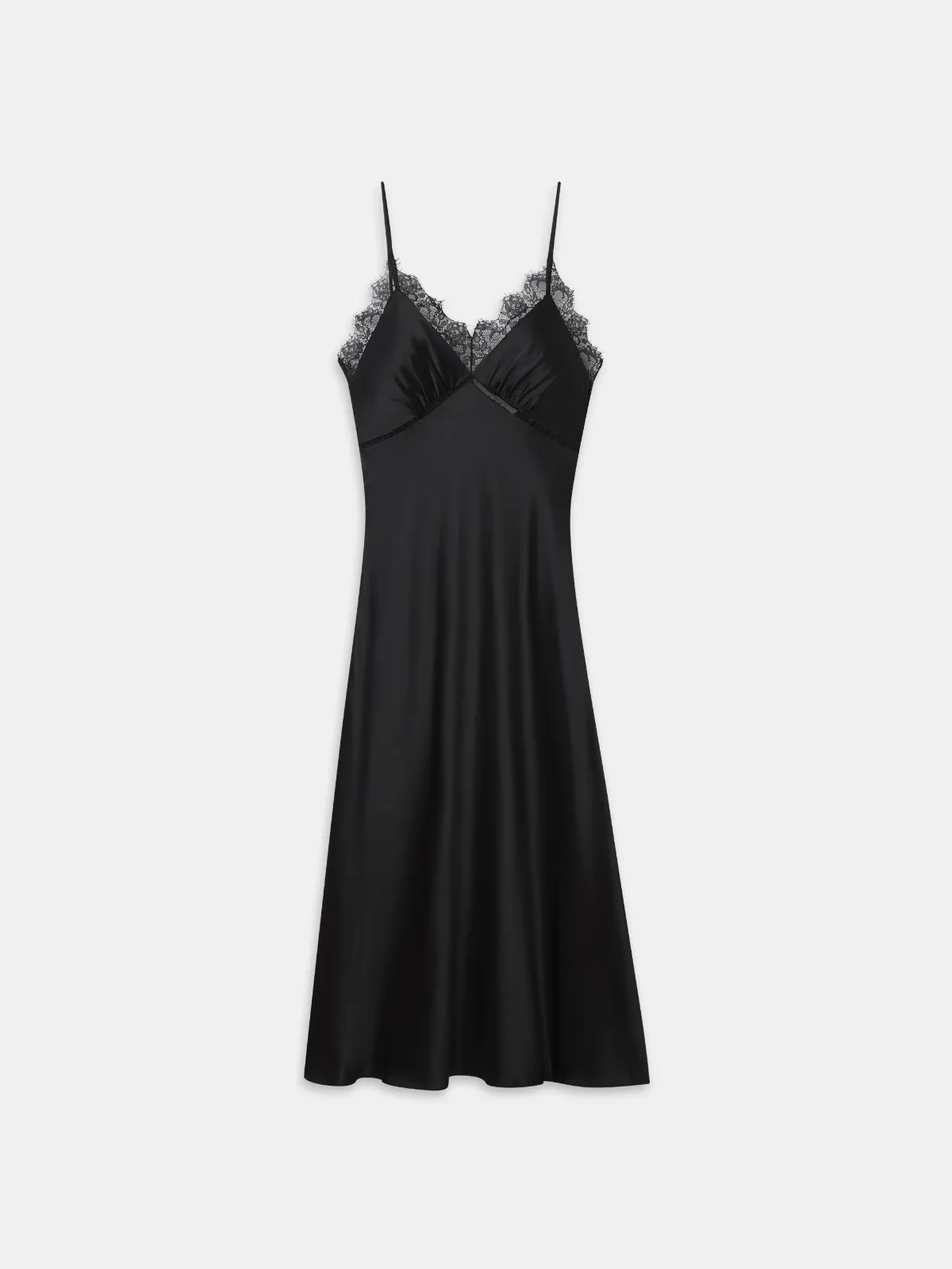 The Silk Lace Slip Dress by FRAME