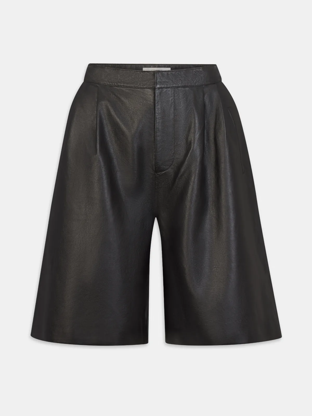The Paper Leather Boy Shorts by FRAME