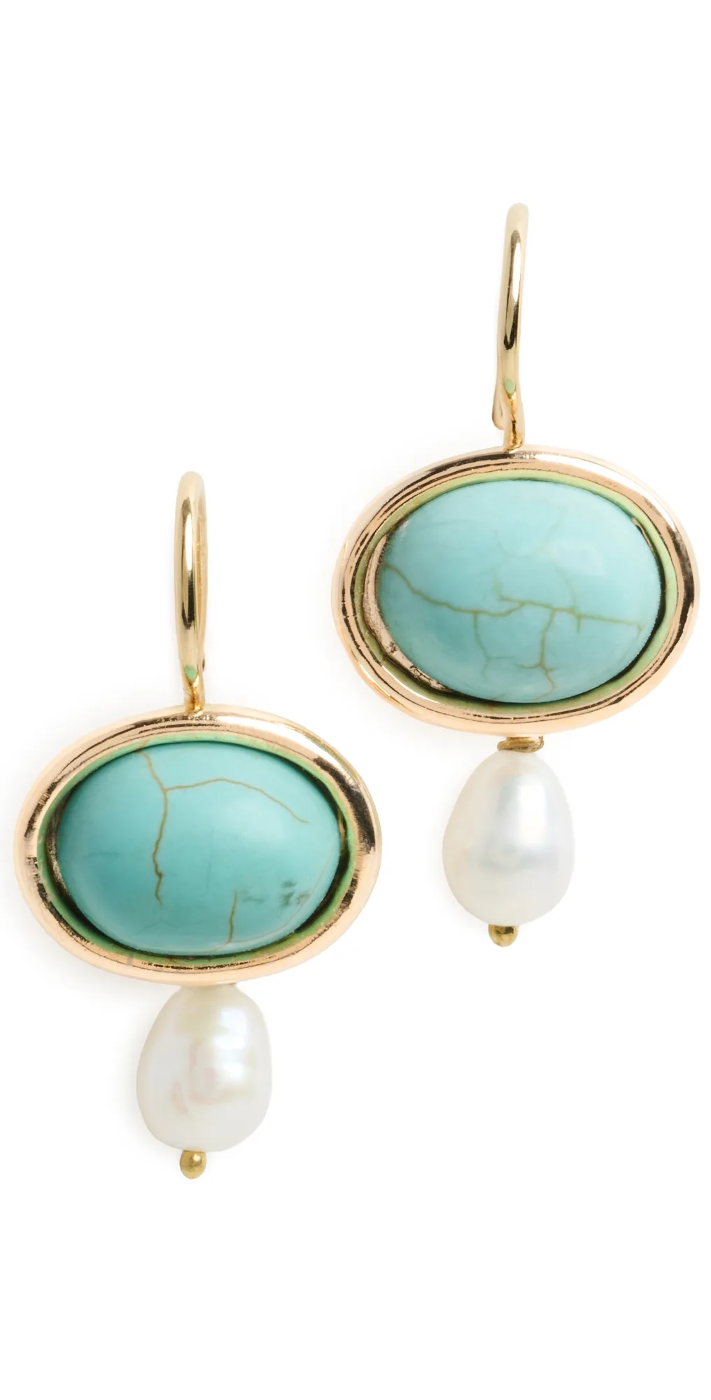 Gemstone Drop Earrings by Shashi