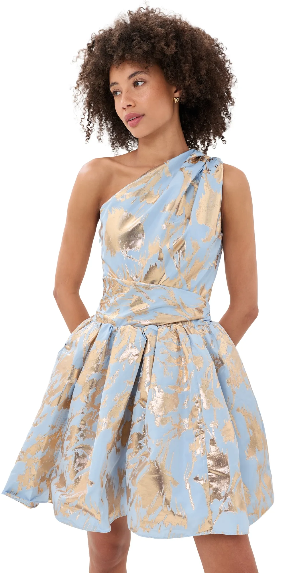 Paula One Shoulder Dress by AKNVAS