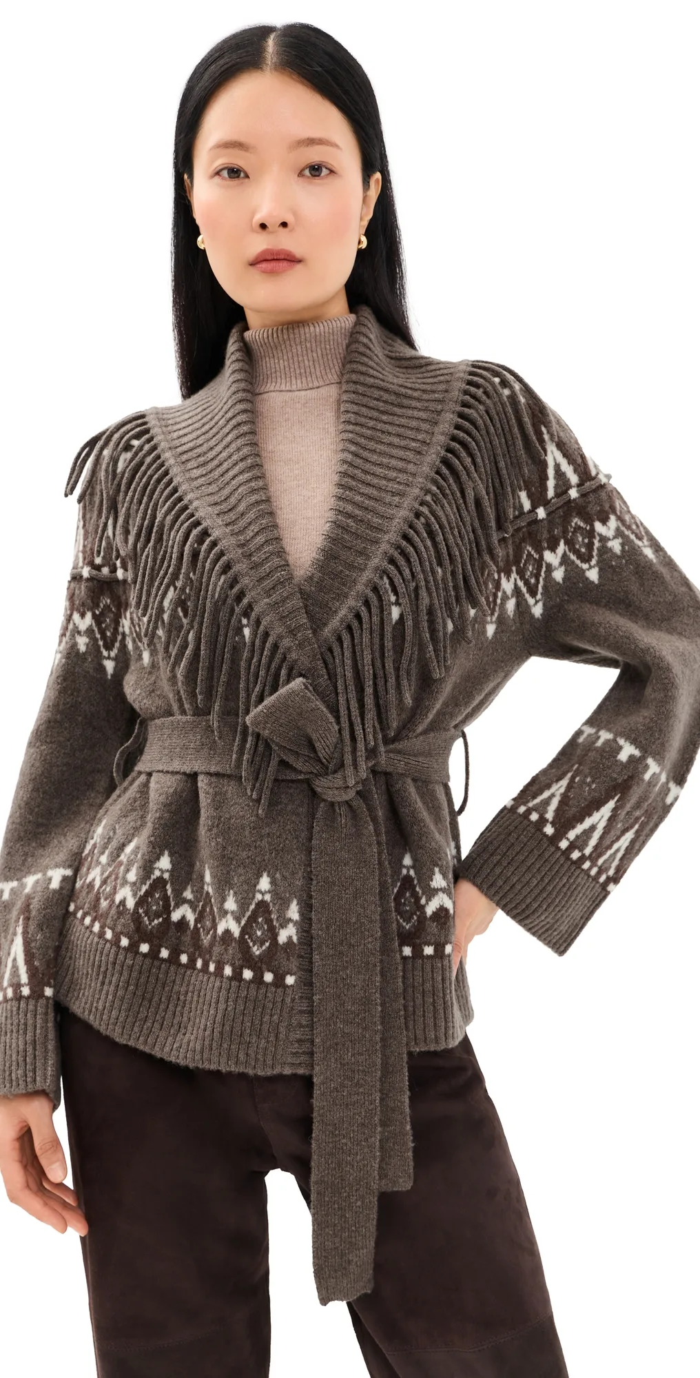 Anaise Fair Isle Cardigan by SIMKHAI