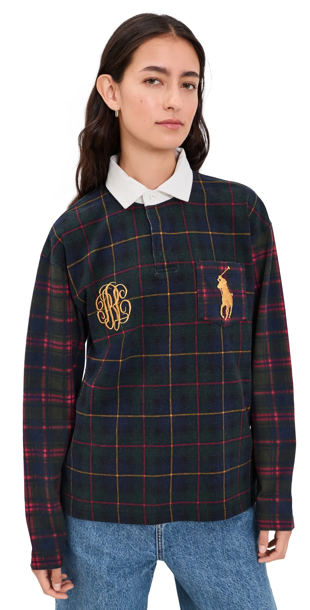 Long Sleeve Collared Rugby Polo by Polo Ralph Lauren