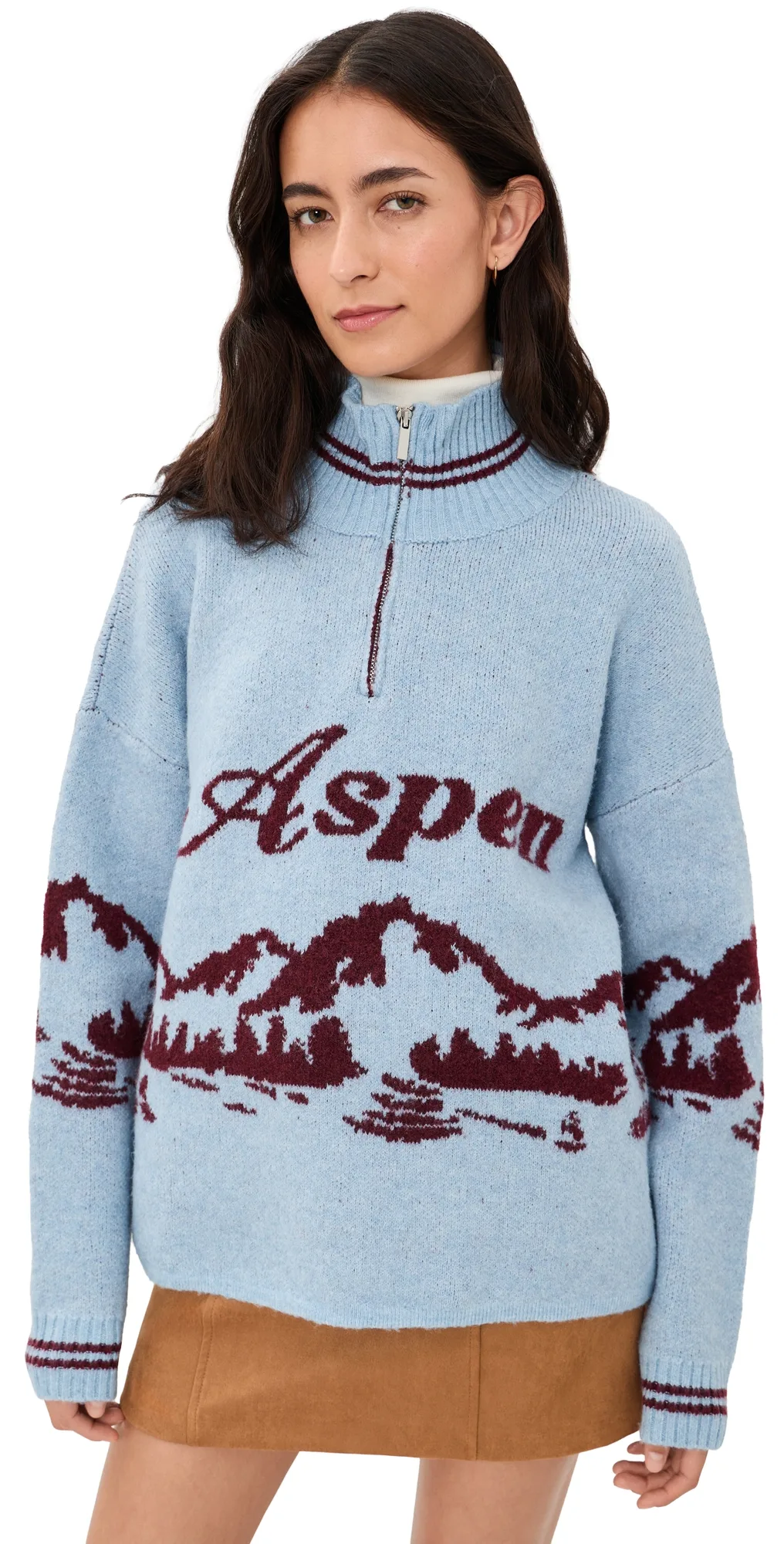 Aspen Quarter Zip Sweater by Another Girl