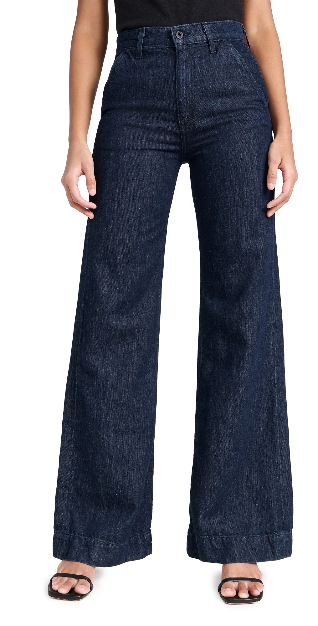 Denim Trousers Indigo Linen by ASKK NY
