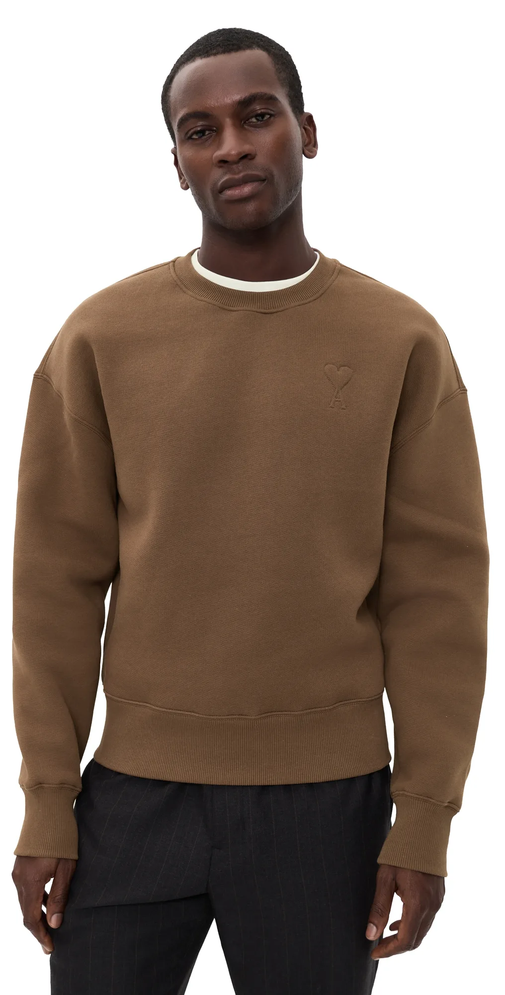 Embossed Ami De Coeur Sweatshirt by AMI