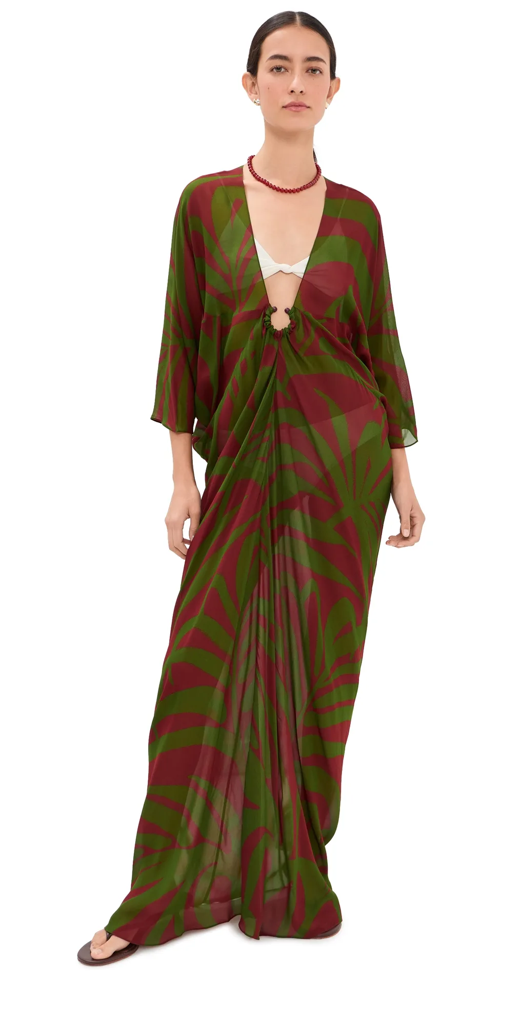 Sensory Tapestry Coverup Tunic Dress by Johanna Ortiz