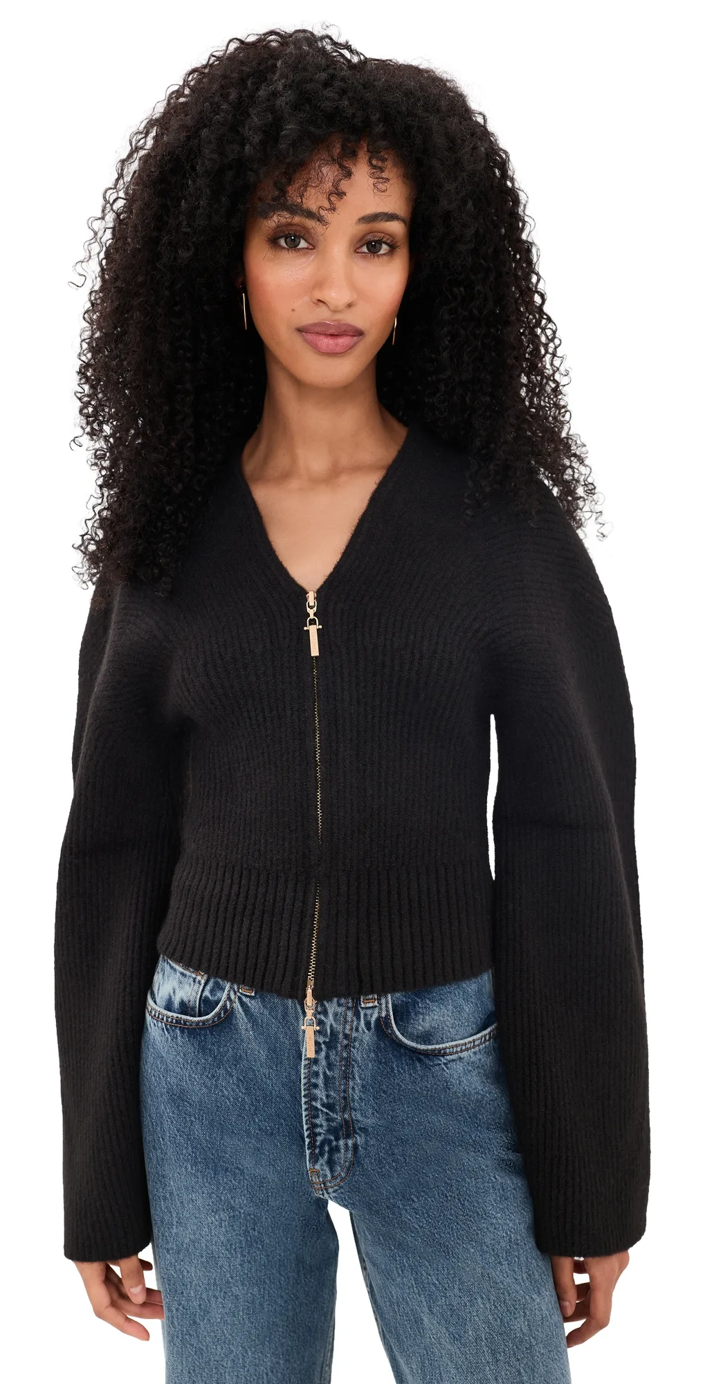 Alissa Zip Sweater by Cult Gaia