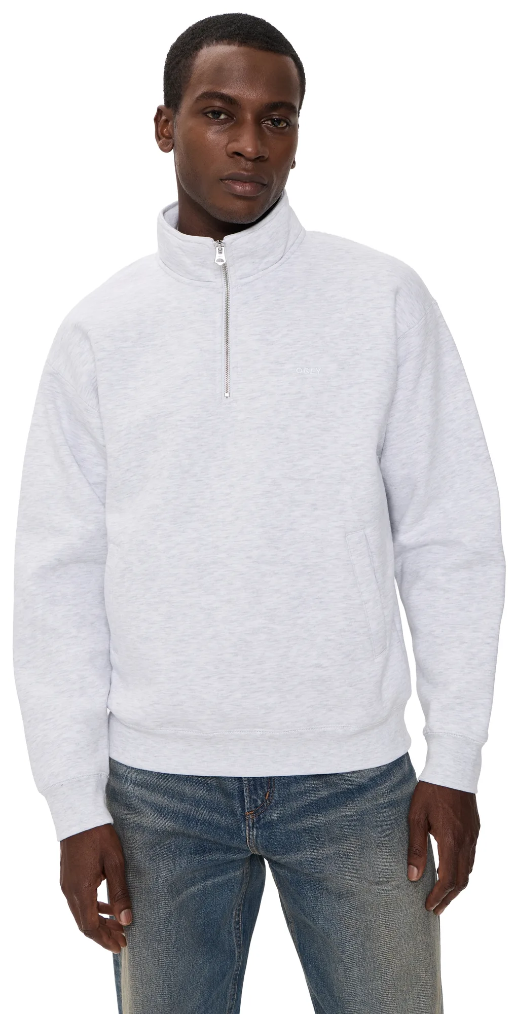 Established Works Quarter Zip Sweatshirt by Obey