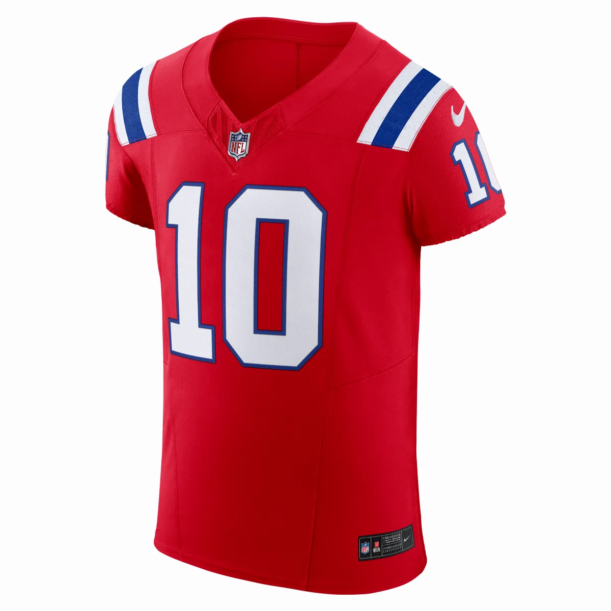 Drake Maye New England Patriots Nike Dri-FIT NFL Elite Jersey by Nike
