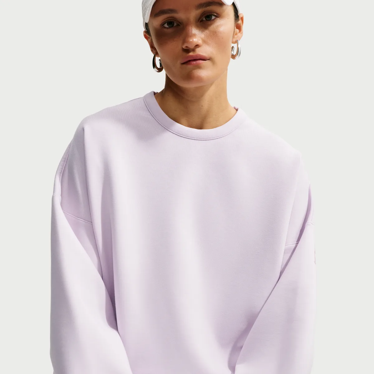 24.7 ImpossiblySoft Dri-FIT Oversized Crew-Neck Top by Nike
