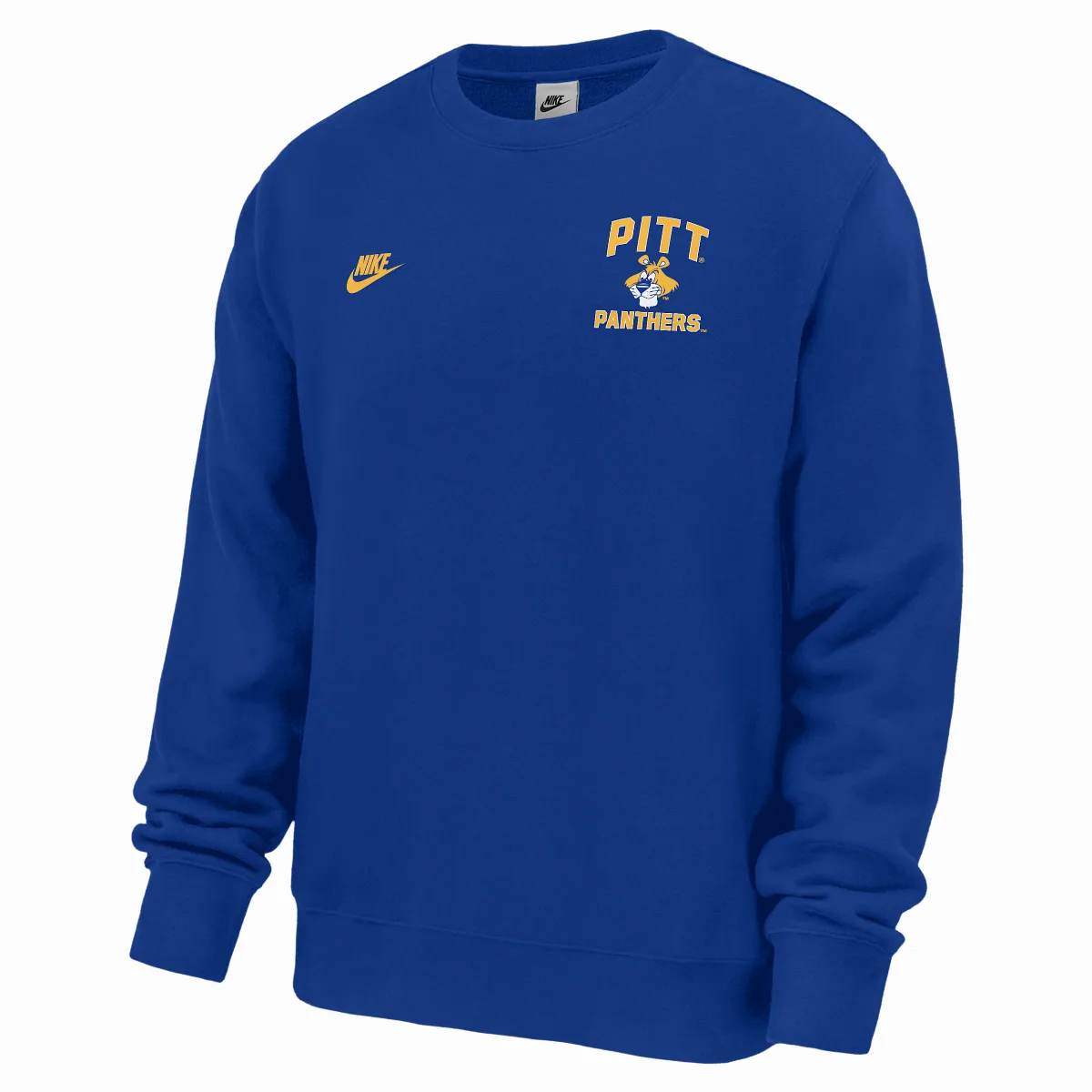 Pittsburgh Panthers Club Football Fleece Crew-Neck Sweatshirt by Nike
