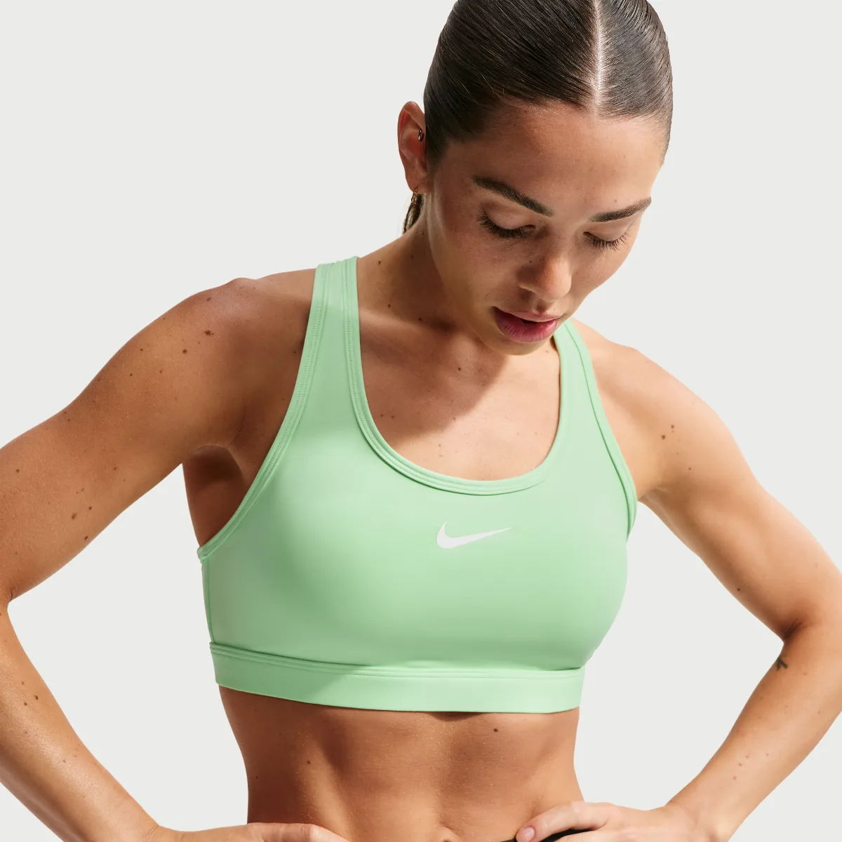 Swoosh Medium-Support Padded Sports Bra by Nike