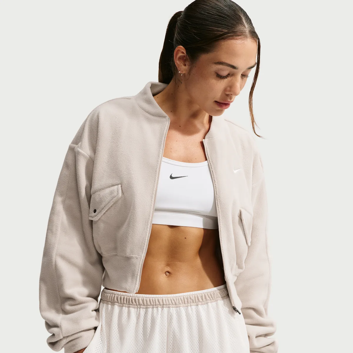 One Therma-FIT Fleece Bomber Jacket by Nike