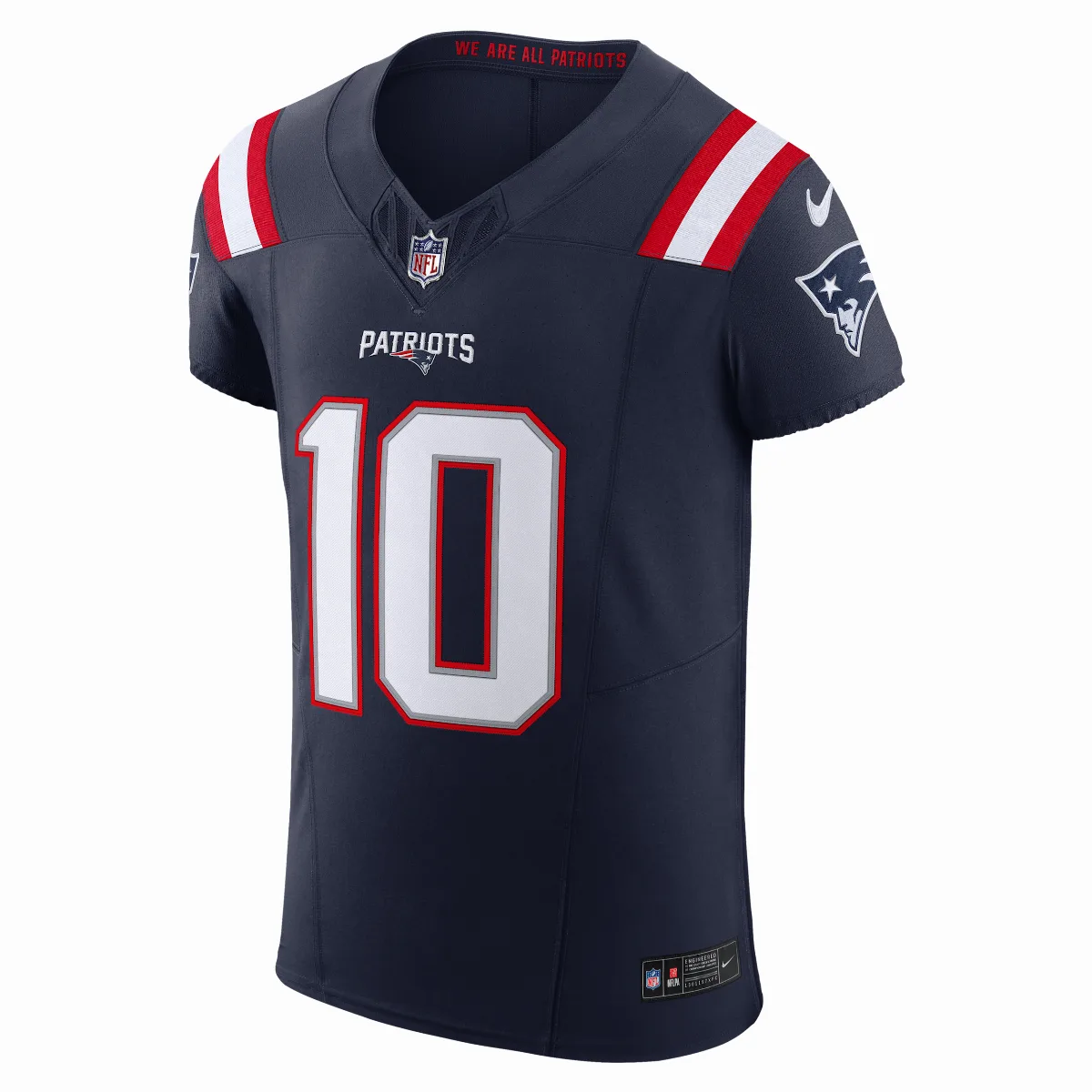 Drake Maye New England Patriots Dri-FIT NFL Elite Jersey by Nike