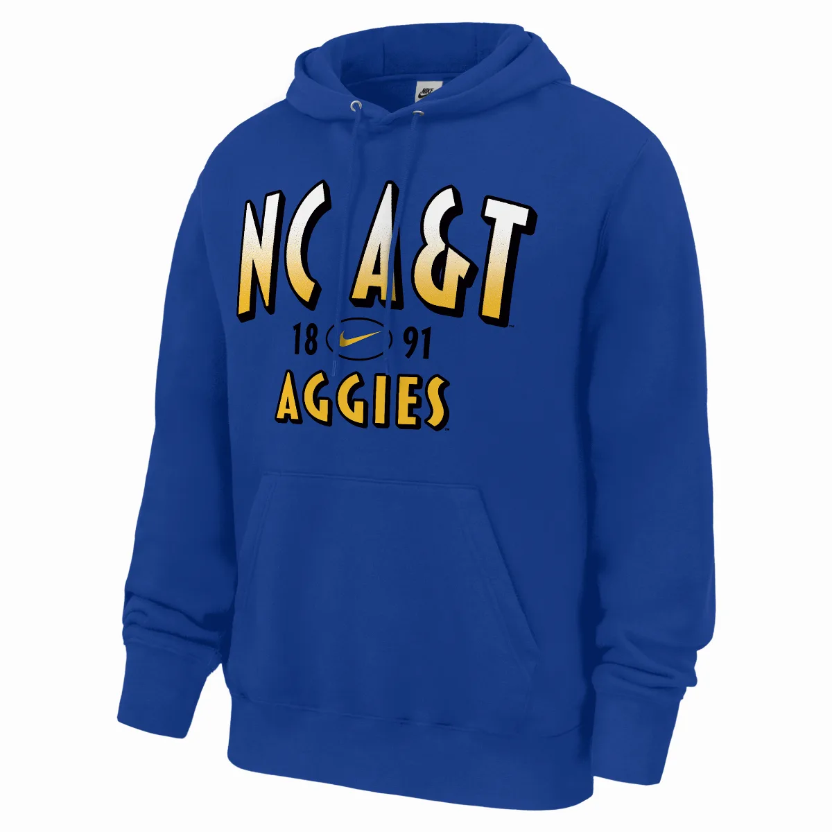 College (north Carolina A&T University) Fleece Pullover Hoodie by Nike