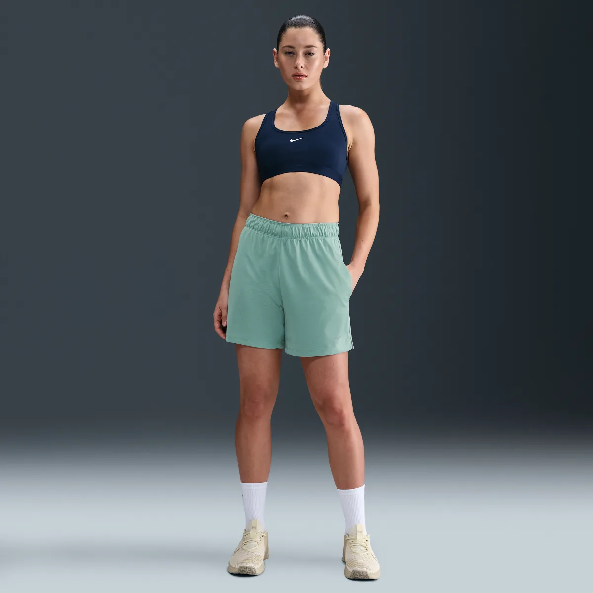Attack Dri-FIT Fitness Mid-Rise 5" Unlined Shorts by Nike