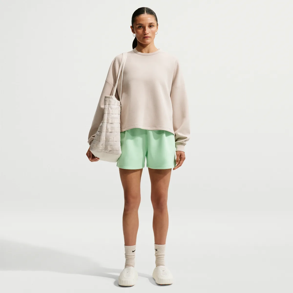 24.7 ImpossiblySoft Dri-FIT Mid-Rise Loose 4" Shorts by Nike