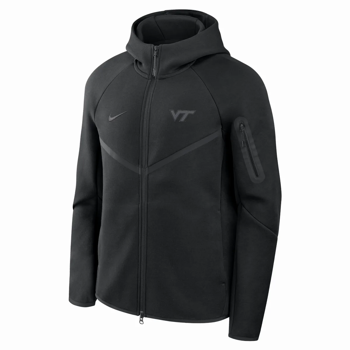 Virginia Tech Hokies Tech Basketball Fleece Full-Zip Hoodie by Nike