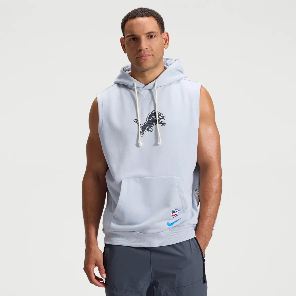 Detroit Lions Rivalries Collection Sideline Dri-FIT NFL Sleeveless Pullover Hoodie by Nike