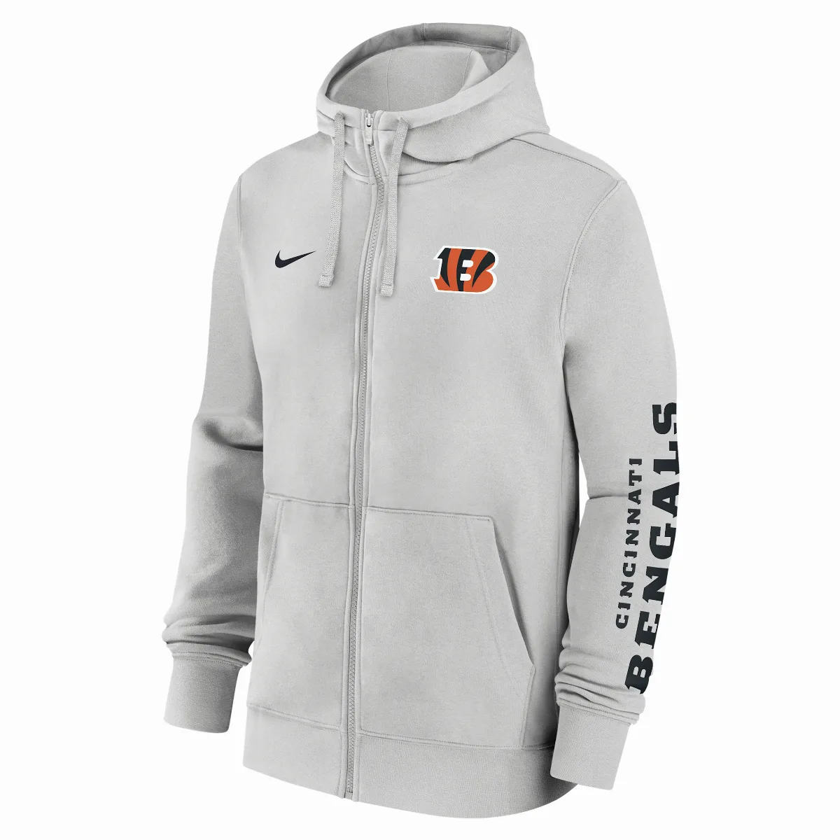 Cincinnati Bengals Club NFL Full-Zip Hoodie by Nike