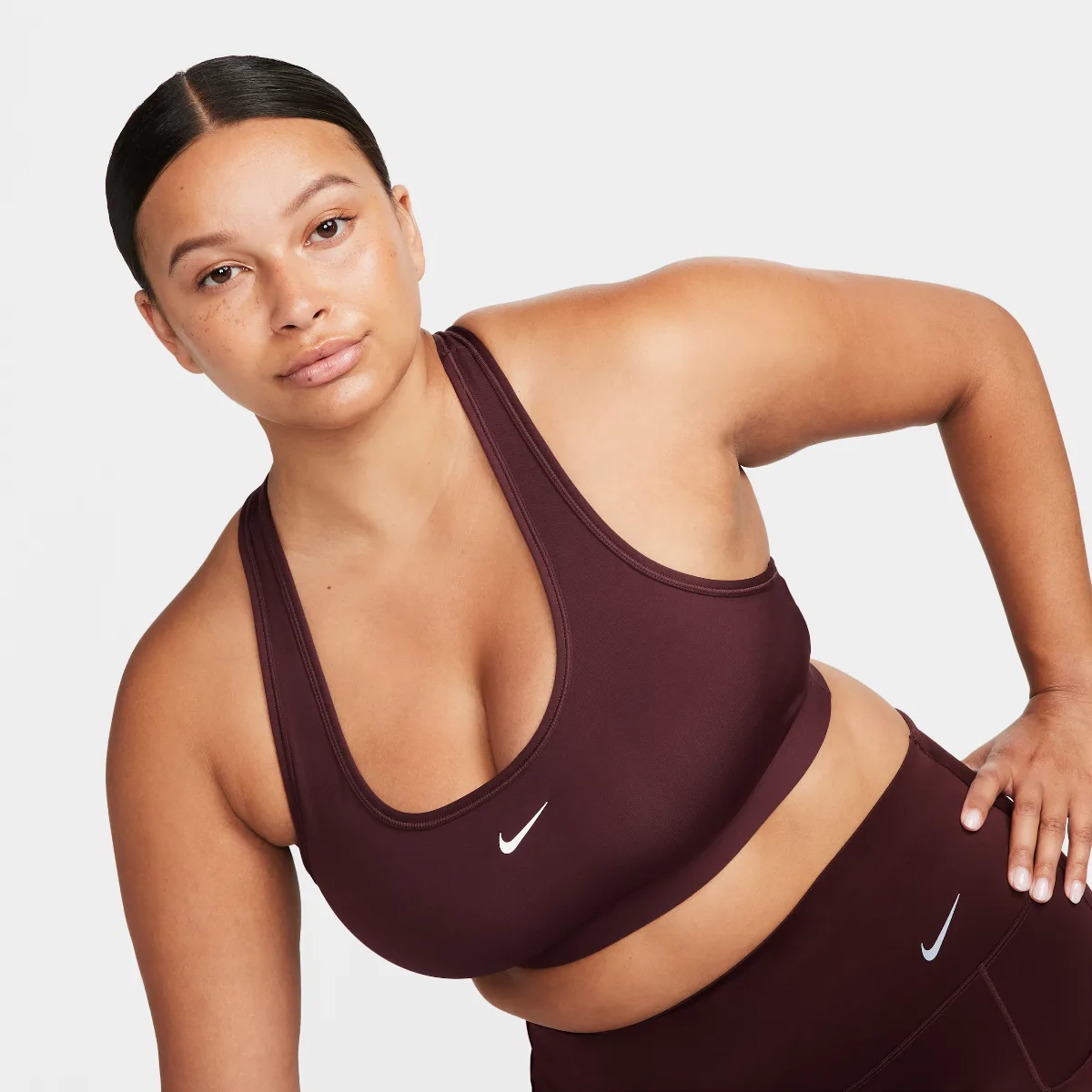 Swoosh Light Support Non-Padded Sports Bra by Nike