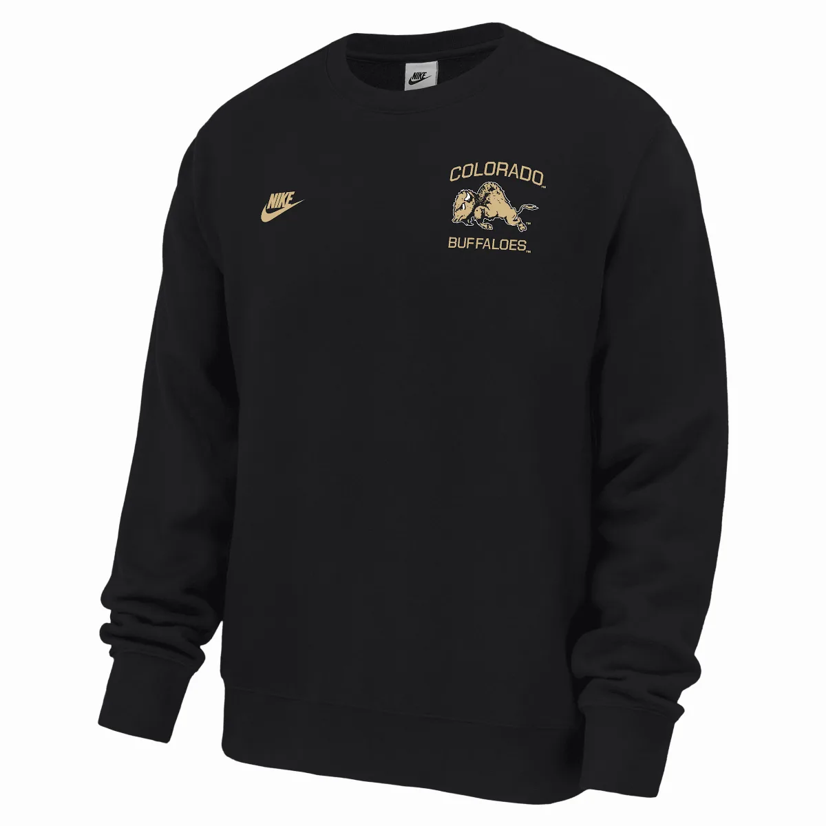 Colorado Buffaloes Club Football Fleece Crew-Neck Sweatshirt by Nike