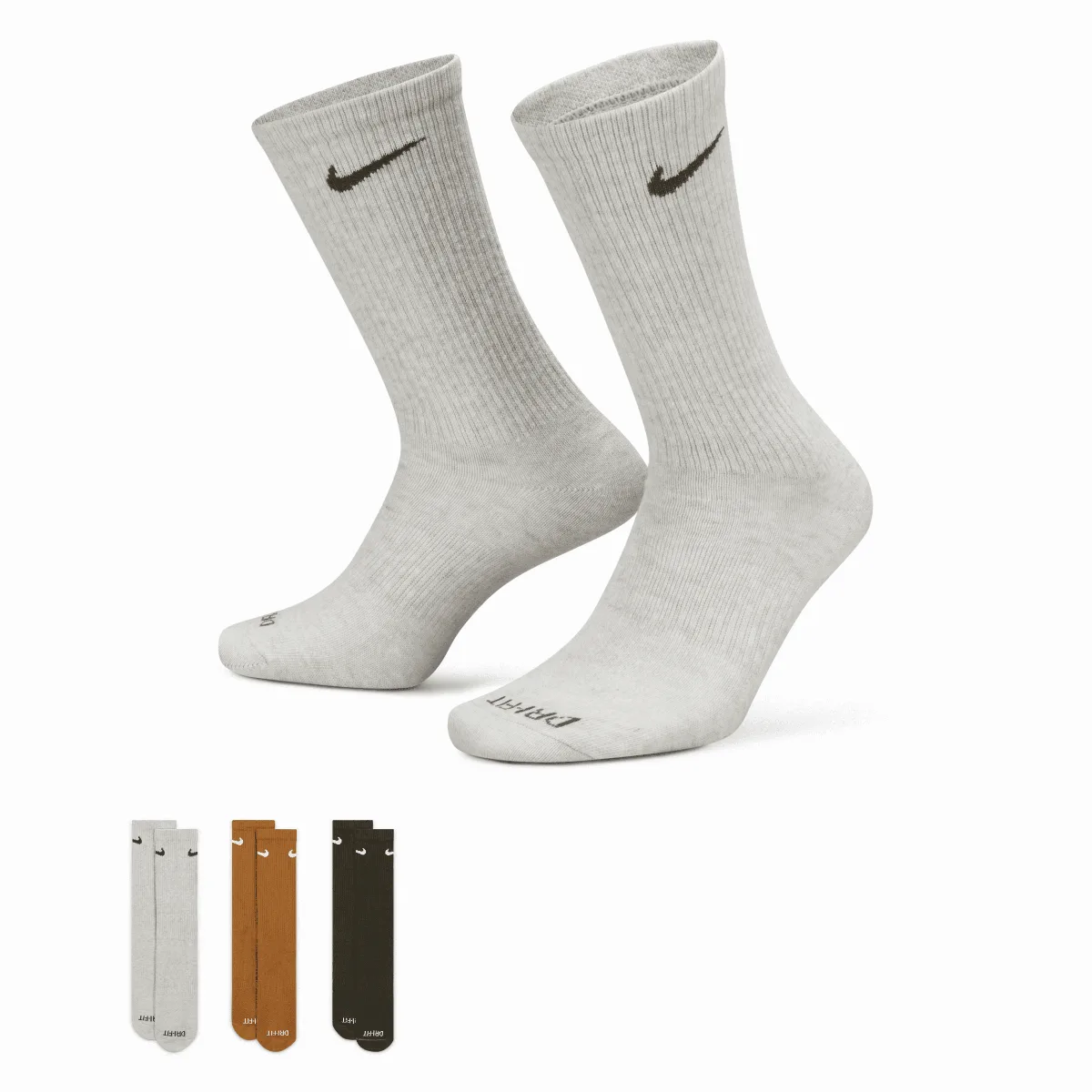 Everyday Plus Lightweight Training Crew Socks (3 Pairs) by Nike