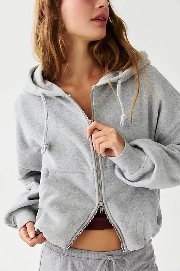 Try Me Bubble Full-Zip Hoodie Sweatshirt by Out From Under