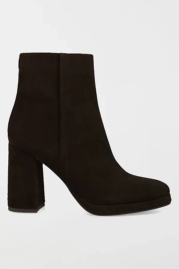 MIA Stefania Suede Block Heel Bootie by MIA Shoes