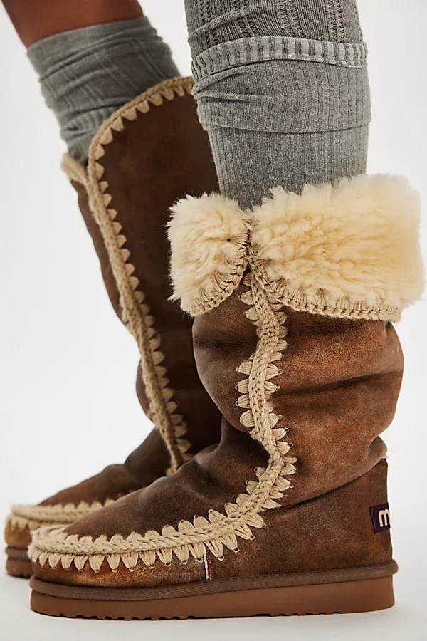 Leather Bergy Boots by MOU