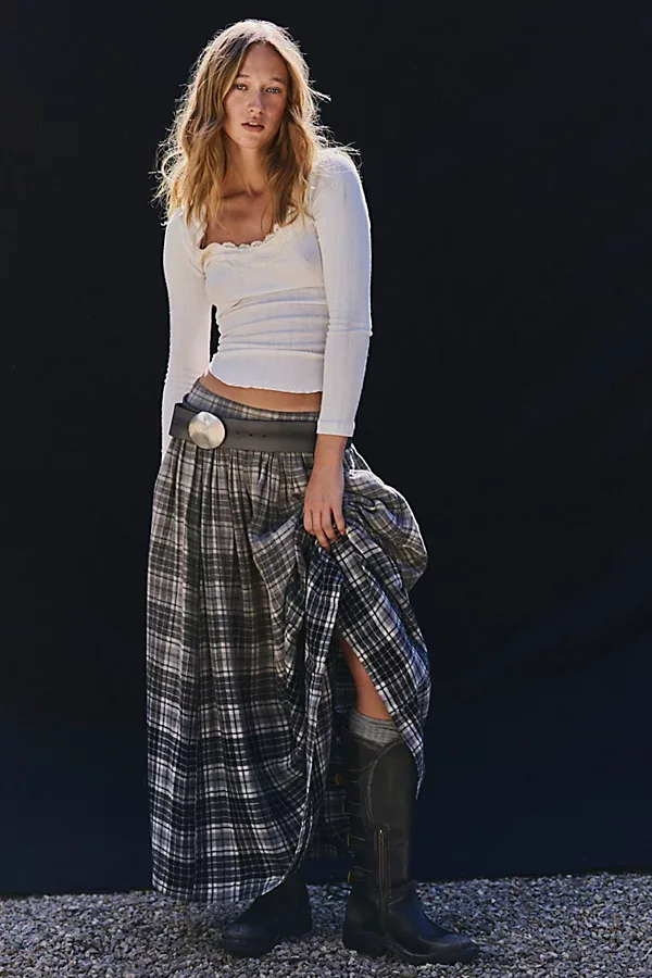 Velouria Maxi Skirt by Free People