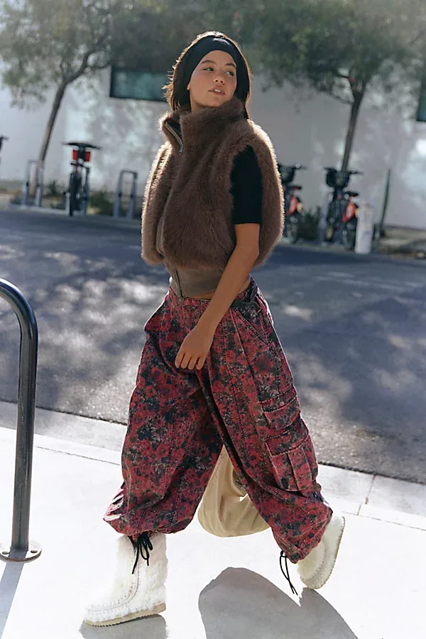 Charmer Printed Utility Pants by FP Movement